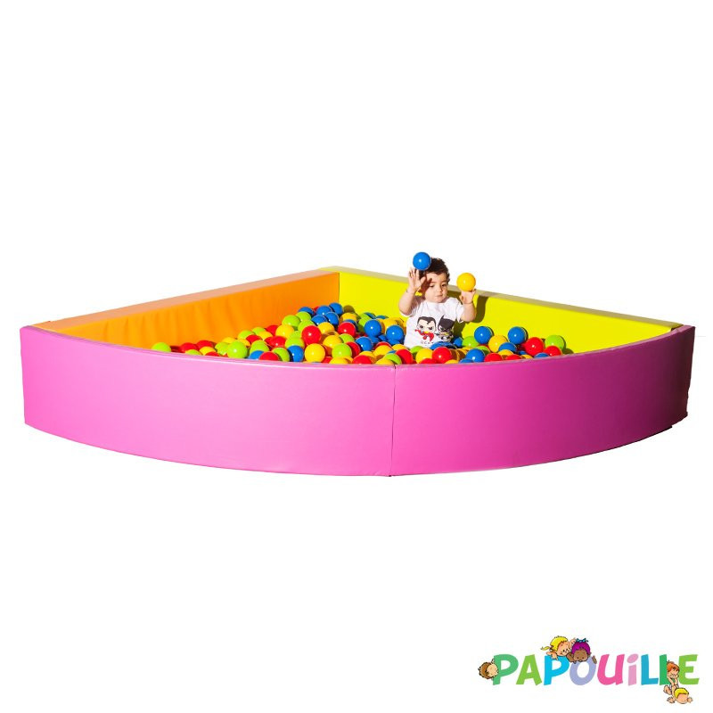 Piscine à balles d'angle pour enfant