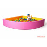 Piscine à balles d'angle pour enfant