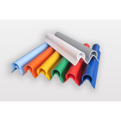 Protection d'angle PVC Bleu ciel