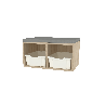 Banc sur-chaussures - 2 places - T3