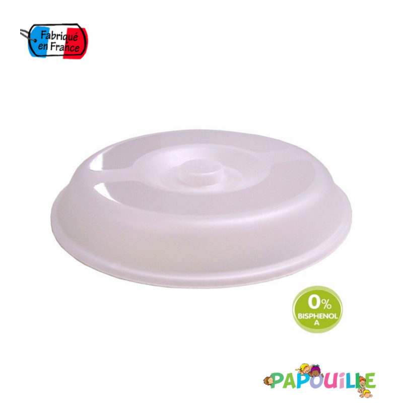 Couvre assiette polypropylène diam 18,8cm