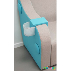 Fauteuil d'allaitement avec dossier ergonomique Fuchsia
