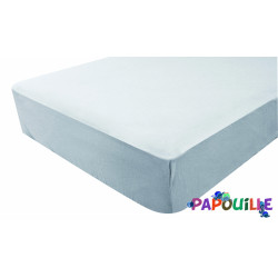Drap housse jersey 60 x 120 turquoise