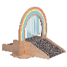Structure de motricité - arc en ciel