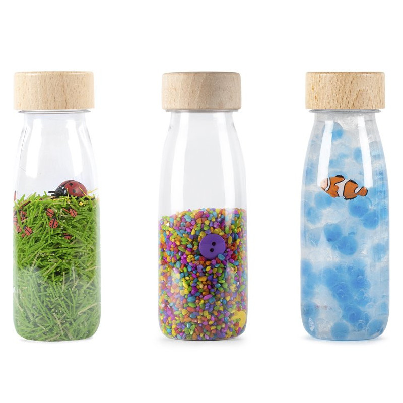 Lot de 3 bouteilles sensorielles eco