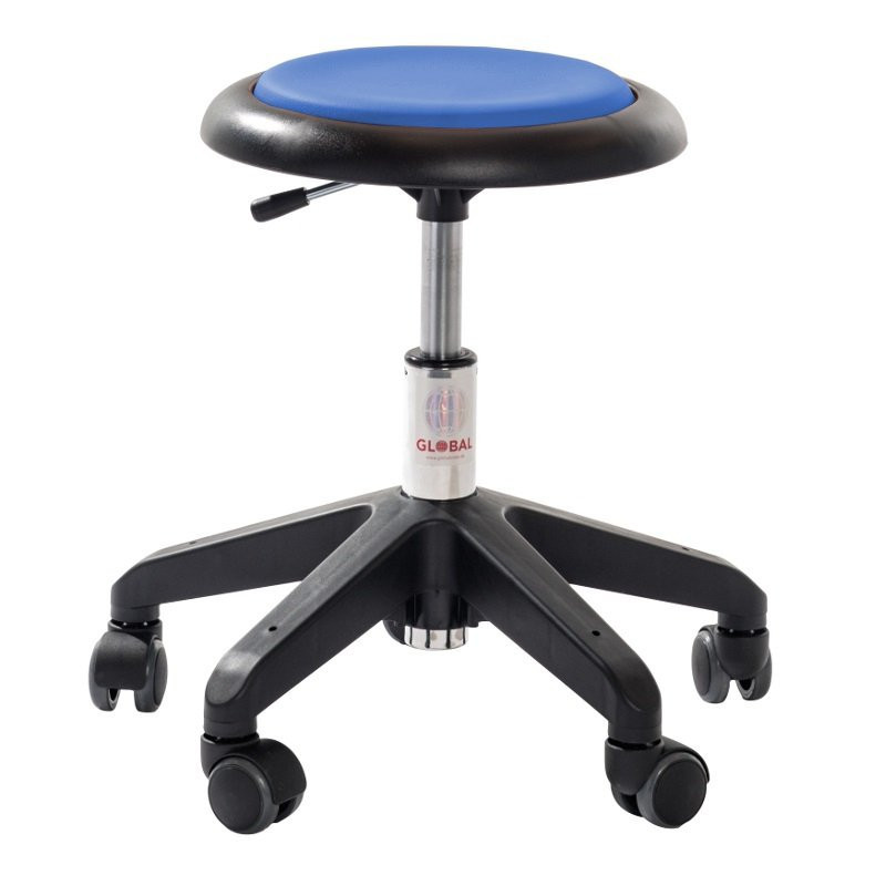 Tabouret petite enfance rembourré réglable en hauteur Micro simili-cuir