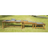 Set de 3 tables d'eau en plein air