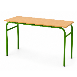 Table scolaire 130 x 50 cm - H64 cm T4