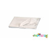 Drap housse plateau pour couchette poly-coton 131x58cm blanc
