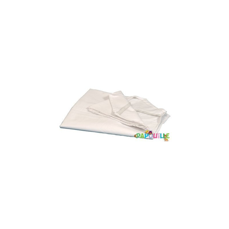 Drap sac couchette poly-coton 131 x 58cm 120gr blanc