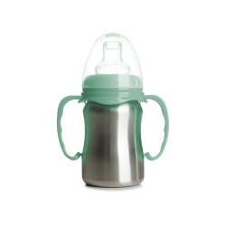 tasse Inox avec anse bec souple silicone
