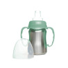 tasse Inox avec anse bec souple silicone
