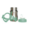 tasse Inox avec anse bec souple silicone