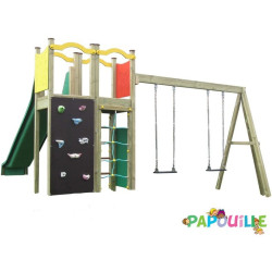 Parcours pour crèche en mousse avec tapis