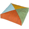 Lot de 4 coussins carré 4 couleurs en liège