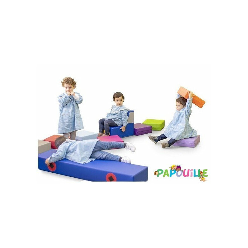 Camion de coussins bleu