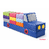 Camion de coussins bleu