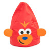 Pouf rouge singe