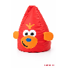Pouf rouge singe