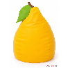 Pouf jaune poire