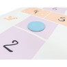 Tapis jeu marelle arc en ciel 200 x 100 x 2 cm