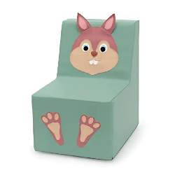 Fauteuil écureuil en mousse
