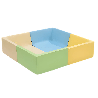 Parc pour crèche en mousse modulable fermé
