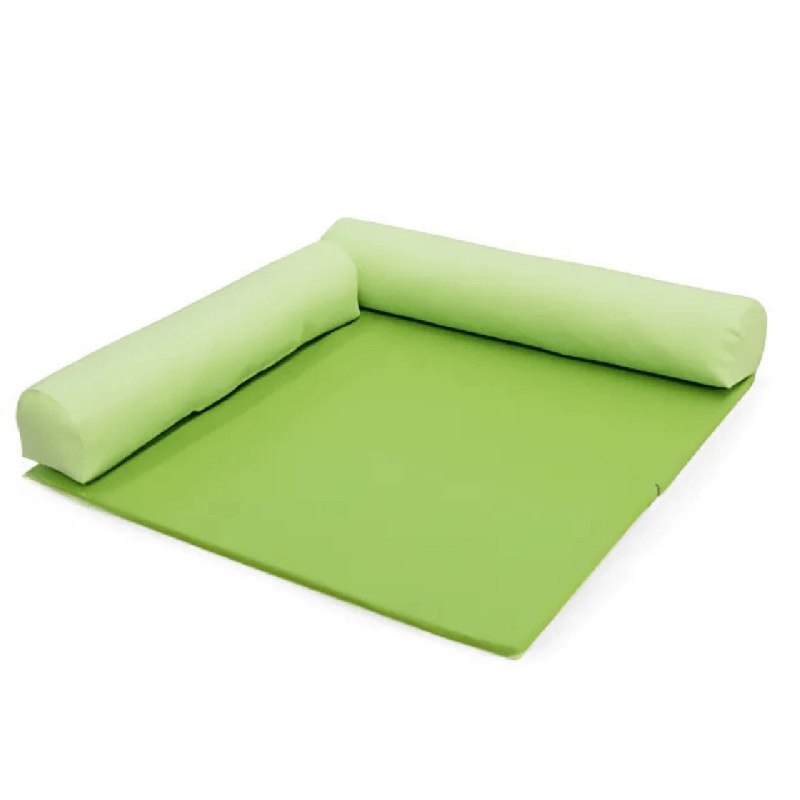 Tapis carré avec rouleaux