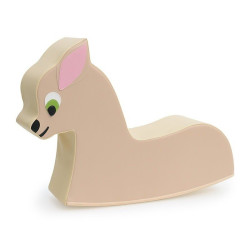 Cerf à bascule en mousse