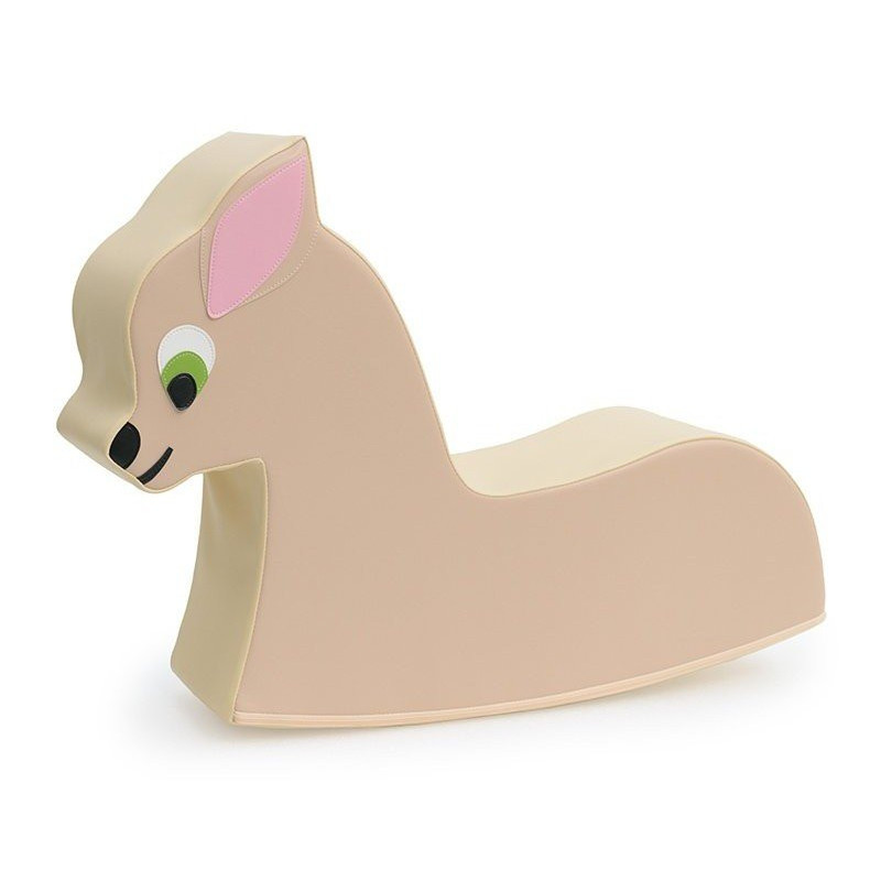 Cerf à bascule en mousse