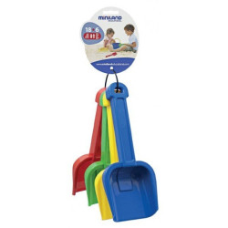 Set de 4 pelles à creuser