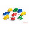 Véhicule en plastique 9 cm 9 unités