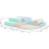 Kit de motricité enfant 6 modules pastel pâle
