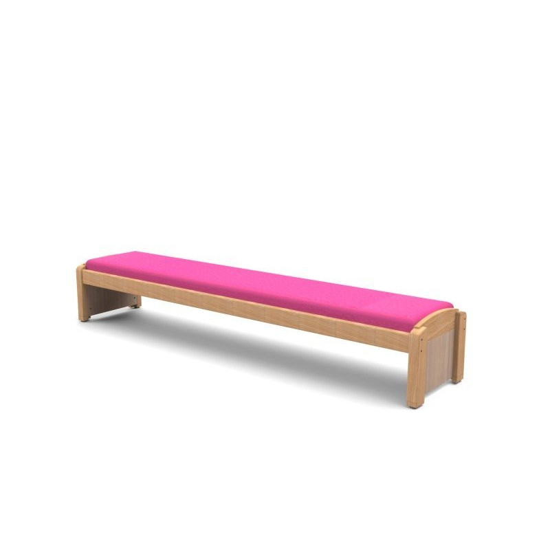 Banc sans dossier naturel wkc t2