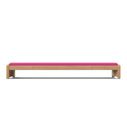 Banc scolaire sans dossier naturel wkc tc