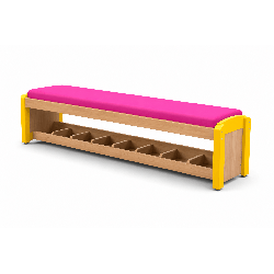 Banc d'accueil naturel