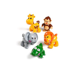 Lot de 5 figurines Safari -  Tolo