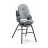 Chaise haute évolutive 4 en 1 - Gris