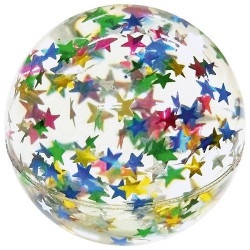 Balles rebondissantes étoiles multi couleur