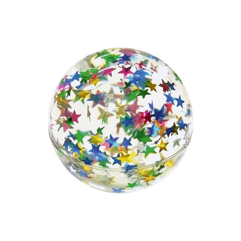 Balles rebondissantes étoiles multi couleur