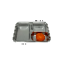 Plateau inox 3 compartiments enfant