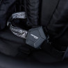 Quadruple Stroller - 4 Children - Black + Rain Cover + Sun Canopies