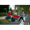 Poussette chariot quadruple kiddy bus tortue 4 places