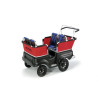 Poussette chariot quadruple kiddy bus tortue 4 places