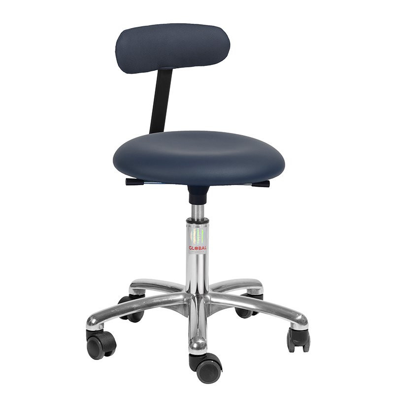 Siège taille basse rembourré avec dossier en mousse réglable en hauteur