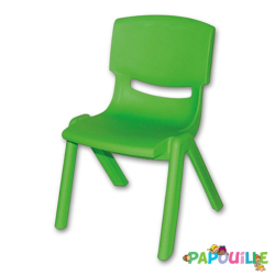Chaise enfant monobloc t3 bleu