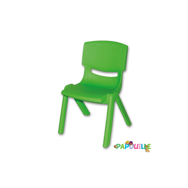 Chaise enfant monobloc t3 bleu