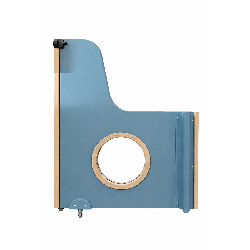 Portillon de séparation avec fenêtre oculus et anti pince doigts sur mesure