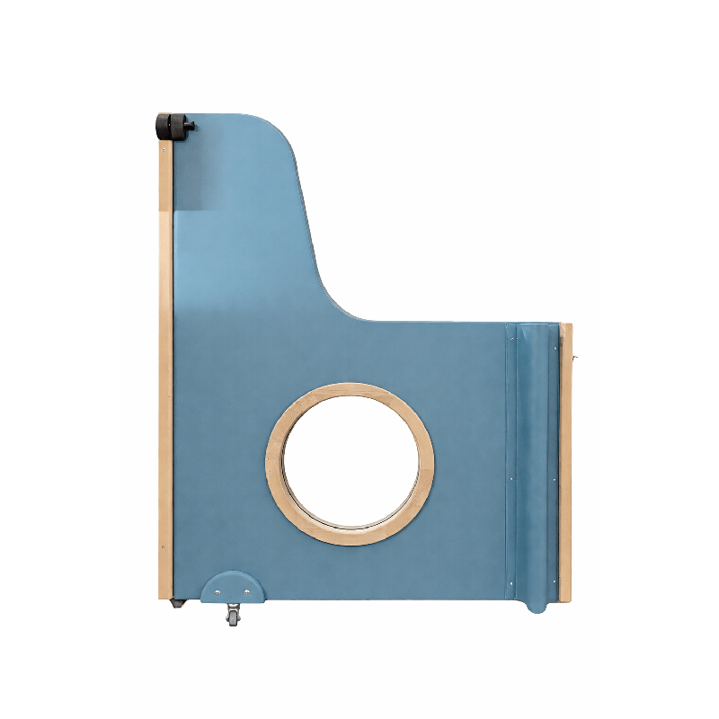 Portillon de séparation avec fenêtre oculus et anti pince doigts sur mesure