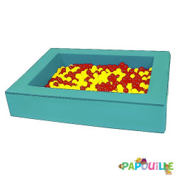 Piscine à balles en mousse revêtement pvc little